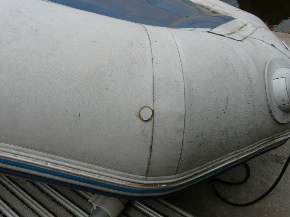Rubberboot zijkant